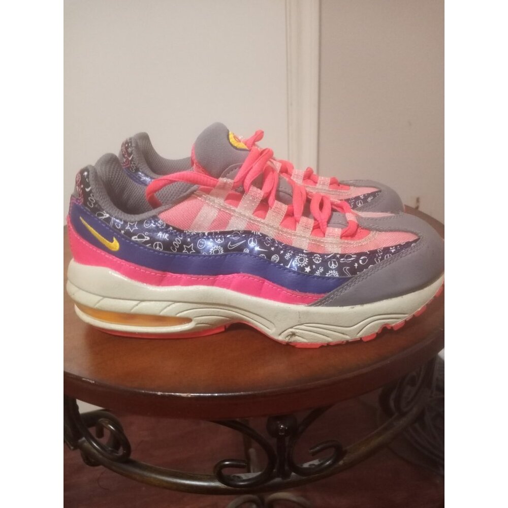 Nike Kids Sneakers - Gray, Pink, Yellow